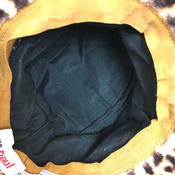 VTG Joseph Magnin Mr. Paul Faux Leopard Short Fur Bucket Hat - Picture 9 of 12